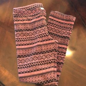 Fleece leggings